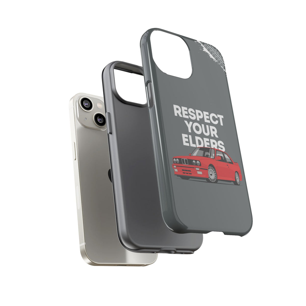 E30 M3 Respect Your Elders Tough Phone Case | Classic Car Guy Gift