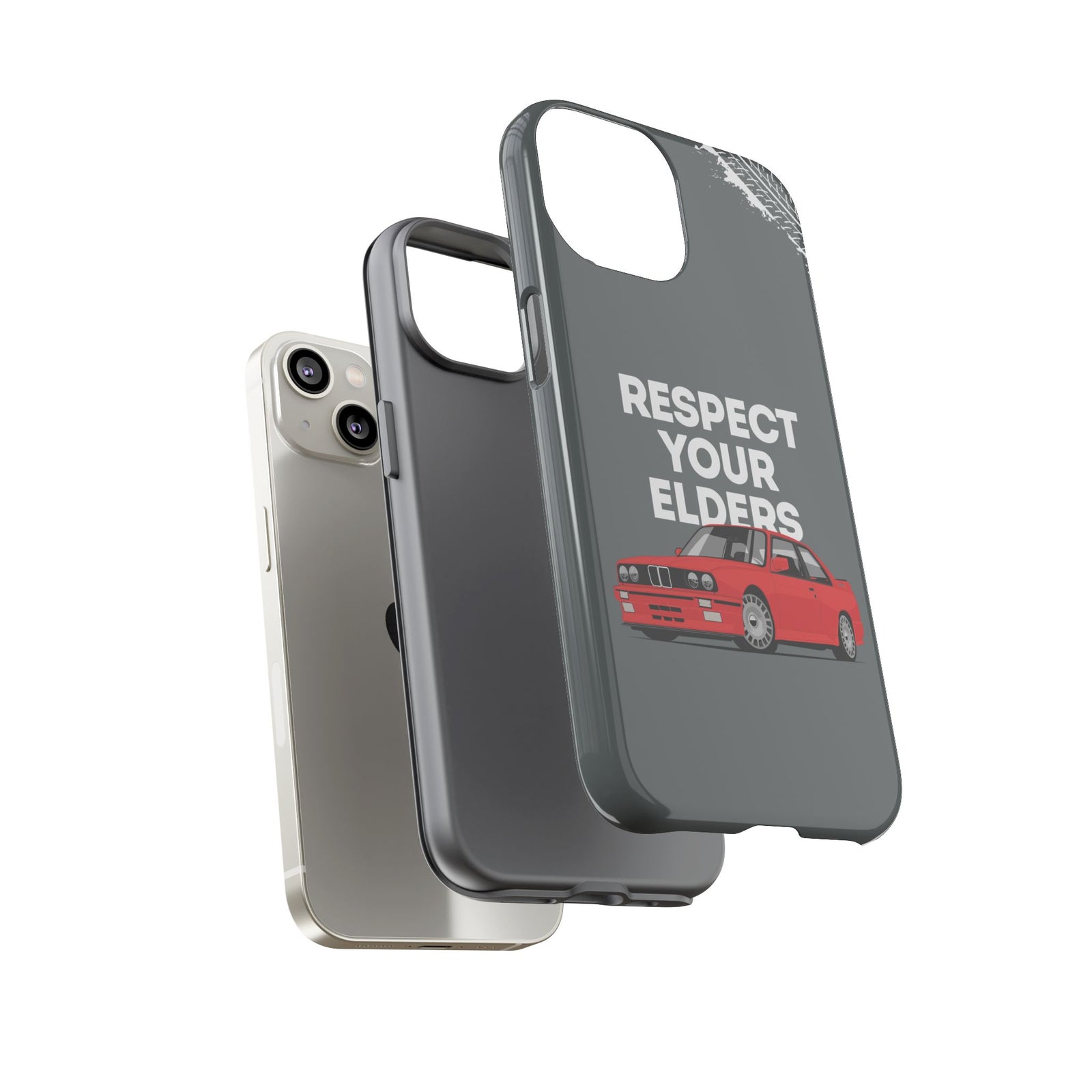 E30 M3 Respect Your Elders Tough Phone Case | Classic Car Guy Gift