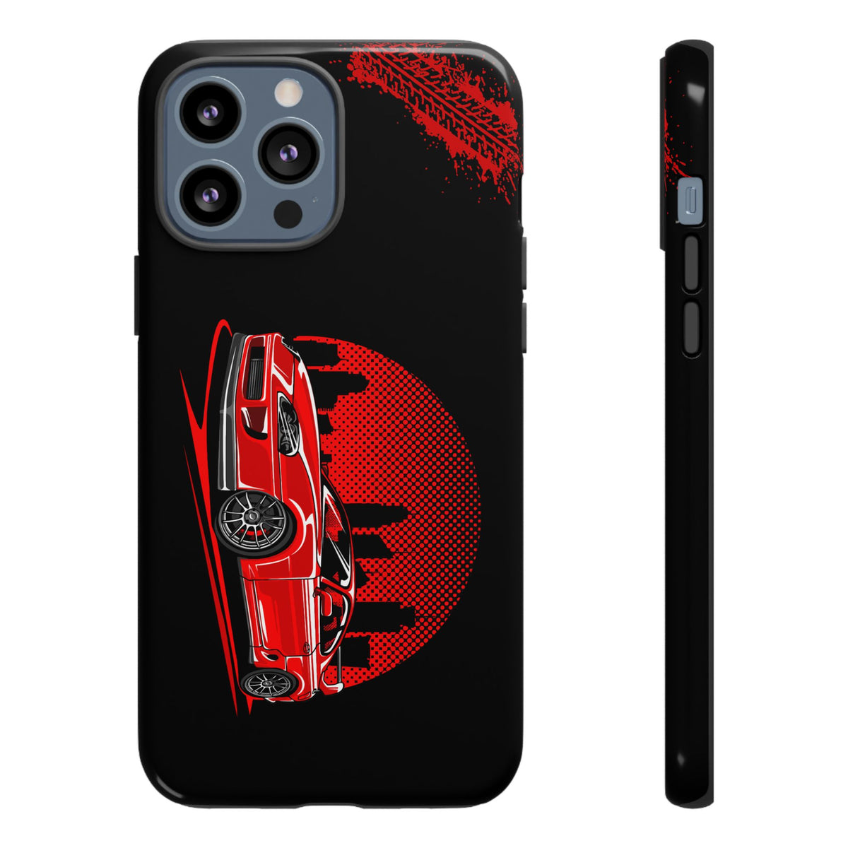 MKIV A80 Supra 2JZ Red City Tough Phone Case | JDM Car Guy Gift