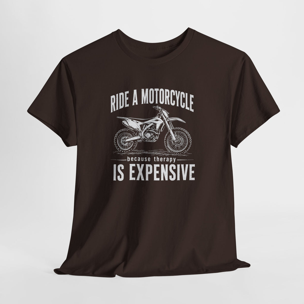 Dirt bike t-shirt worn by model