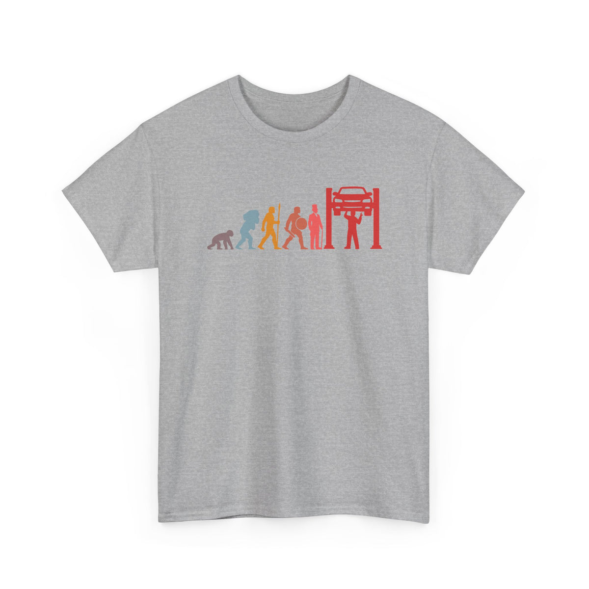 Evolution of a Mechanic Funny T-Shirt - Mechanic Gift - car enthusiast t-shirt gift