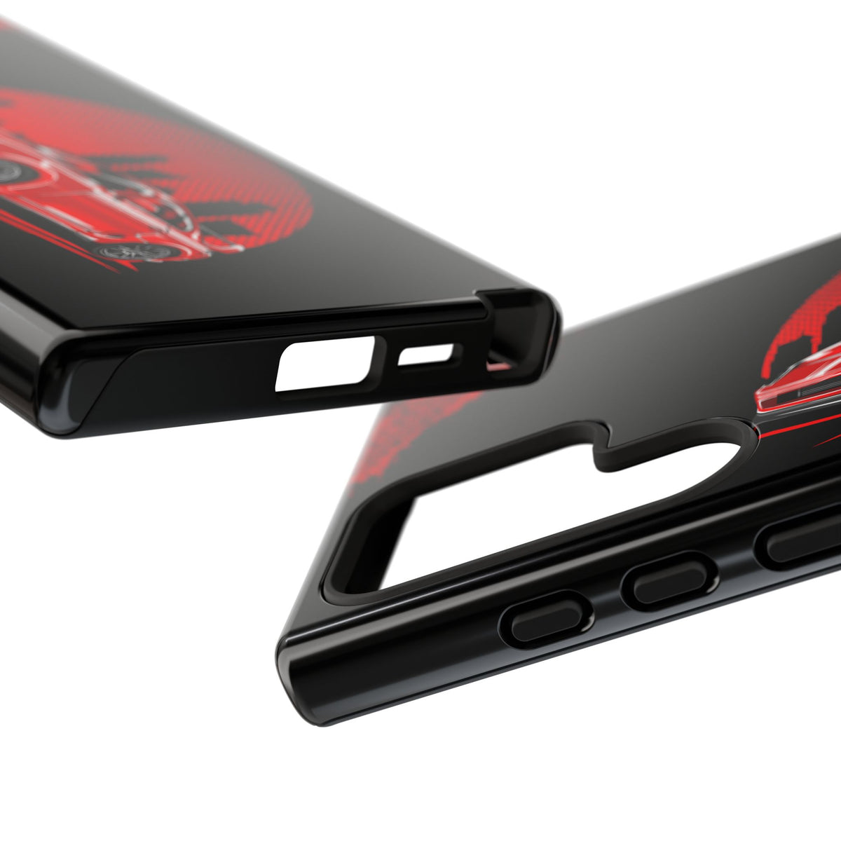 MKIV A80 Supra 2JZ Red City Tough Phone Case | JDM Car Guy Gift