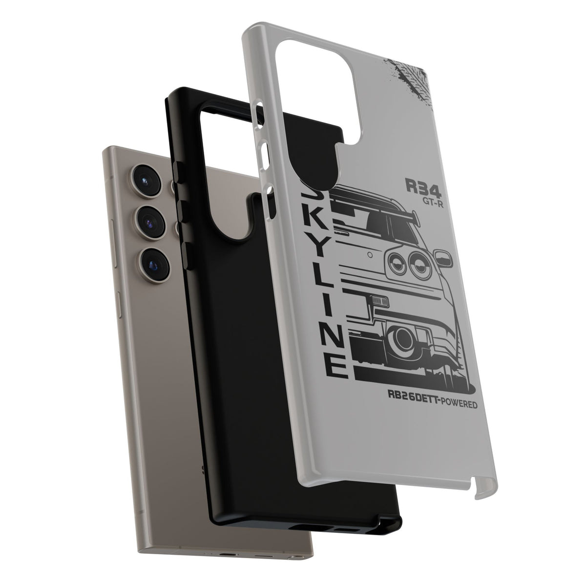 R34 Skyline GTR BNR34 Godzilla Tough Phone Case | JDM Car Gift