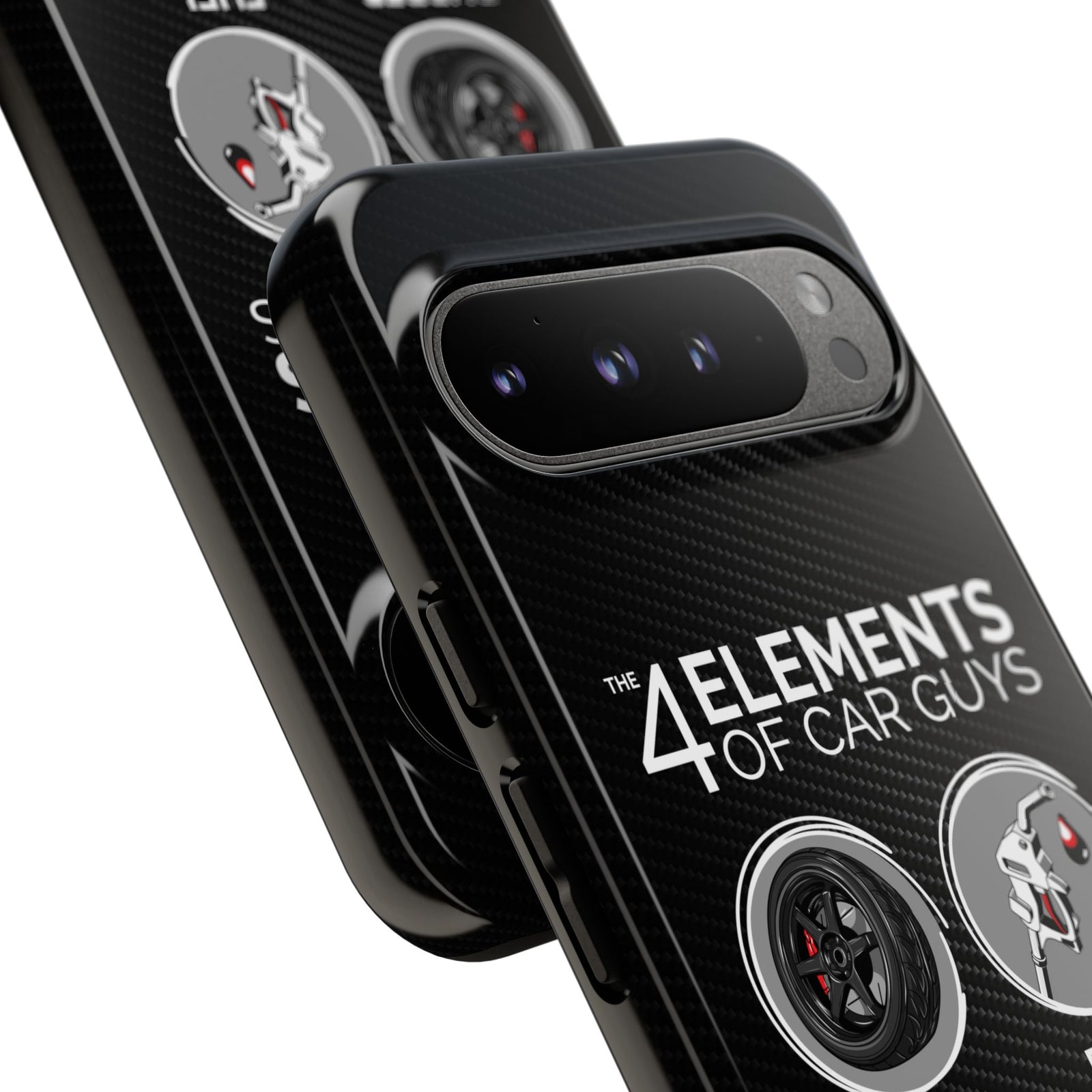 The 4 Elements of Car Guys Tough Phone Case | Funny Car Lover Gift