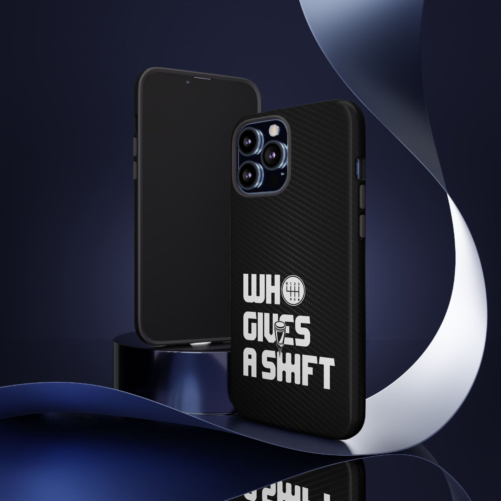 Who Gives a Shift Car Tough Phone Case | Funny Car Guy Gift