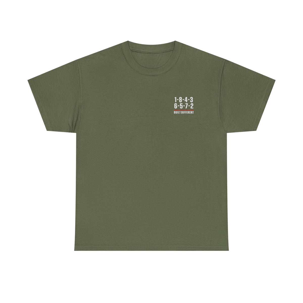 Built Different V8 Firing Order T-Shirt - Black