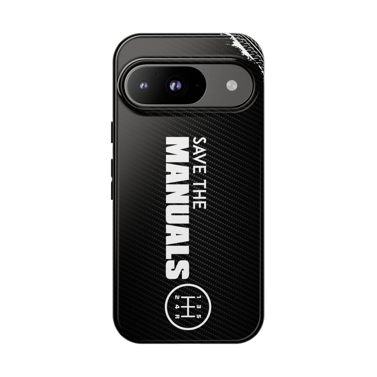 Save The Manuals Tough Phone Case | Manual Transmission Car Guy Gift