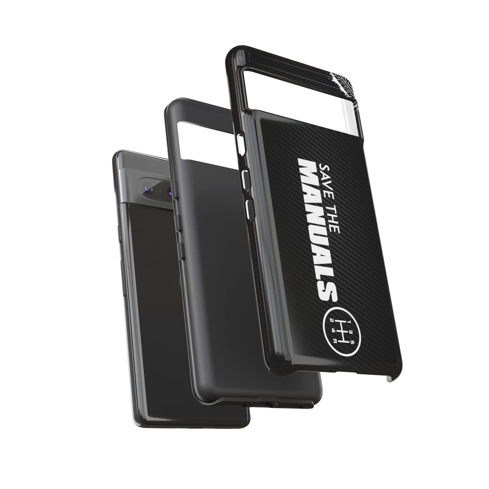 Save The Manuals Tough Phone Case | Manual Transmission Car Guy Gift