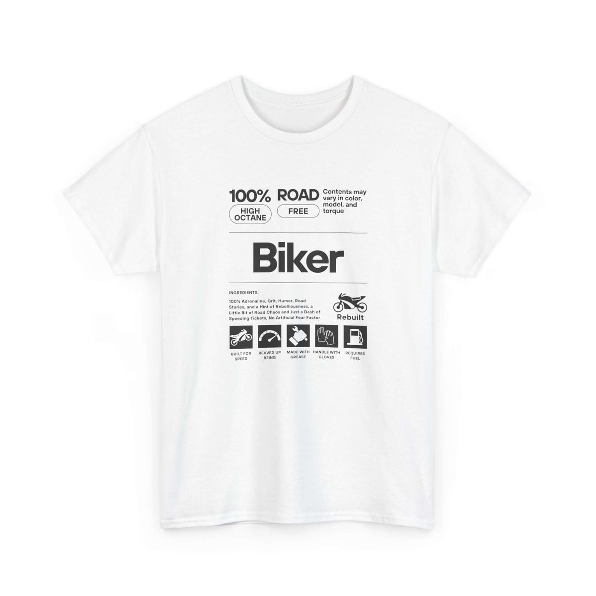 Biker Definition T-Shirt | Funny Motorcycle Enthusiast Gift
