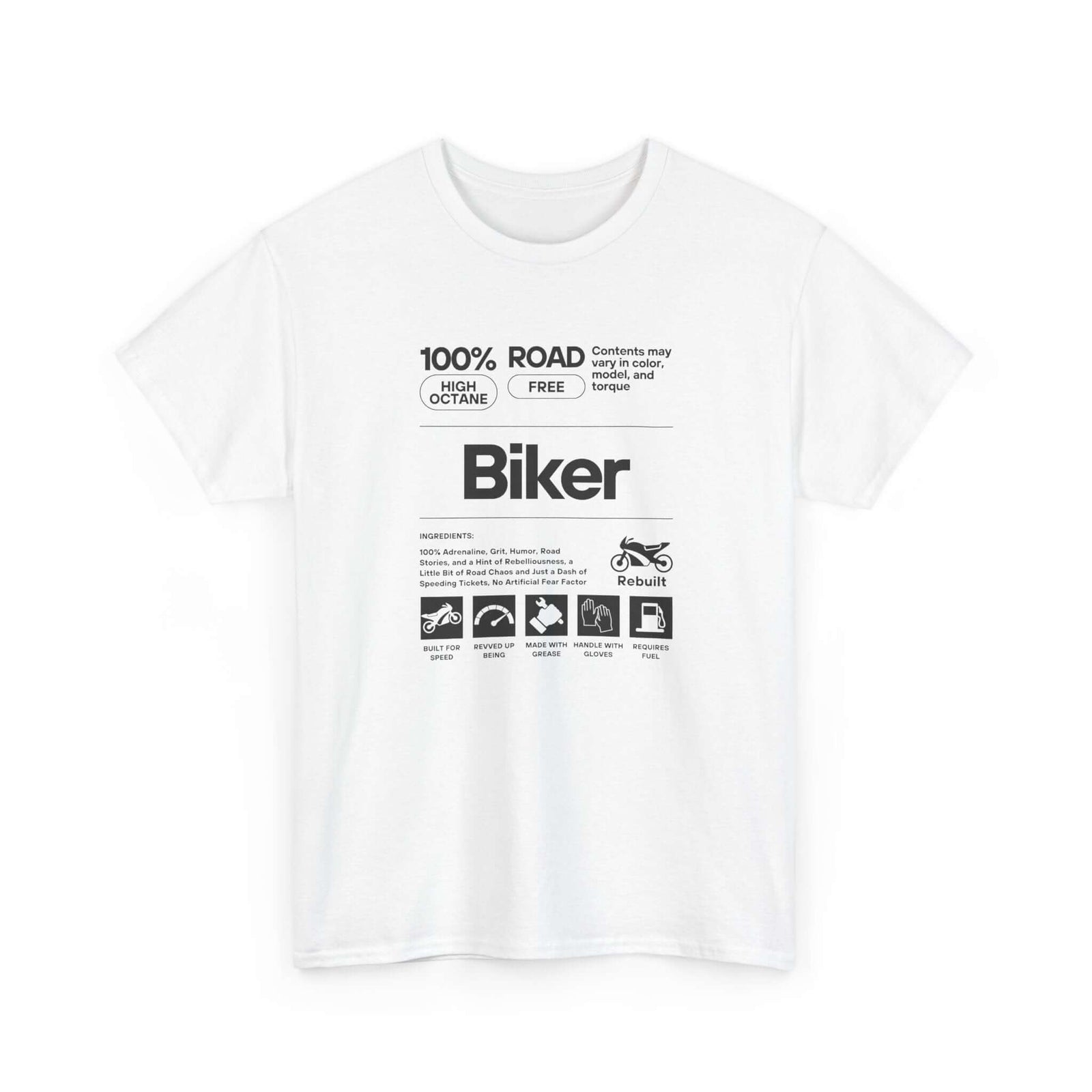 Biker Definition T-Shirt | Funny Motorcycle Enthusiast Gift