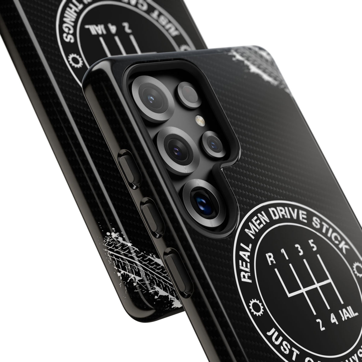 Real Men Drive Stick Manual Transmission Tough Phone Case | Car Guy Gift