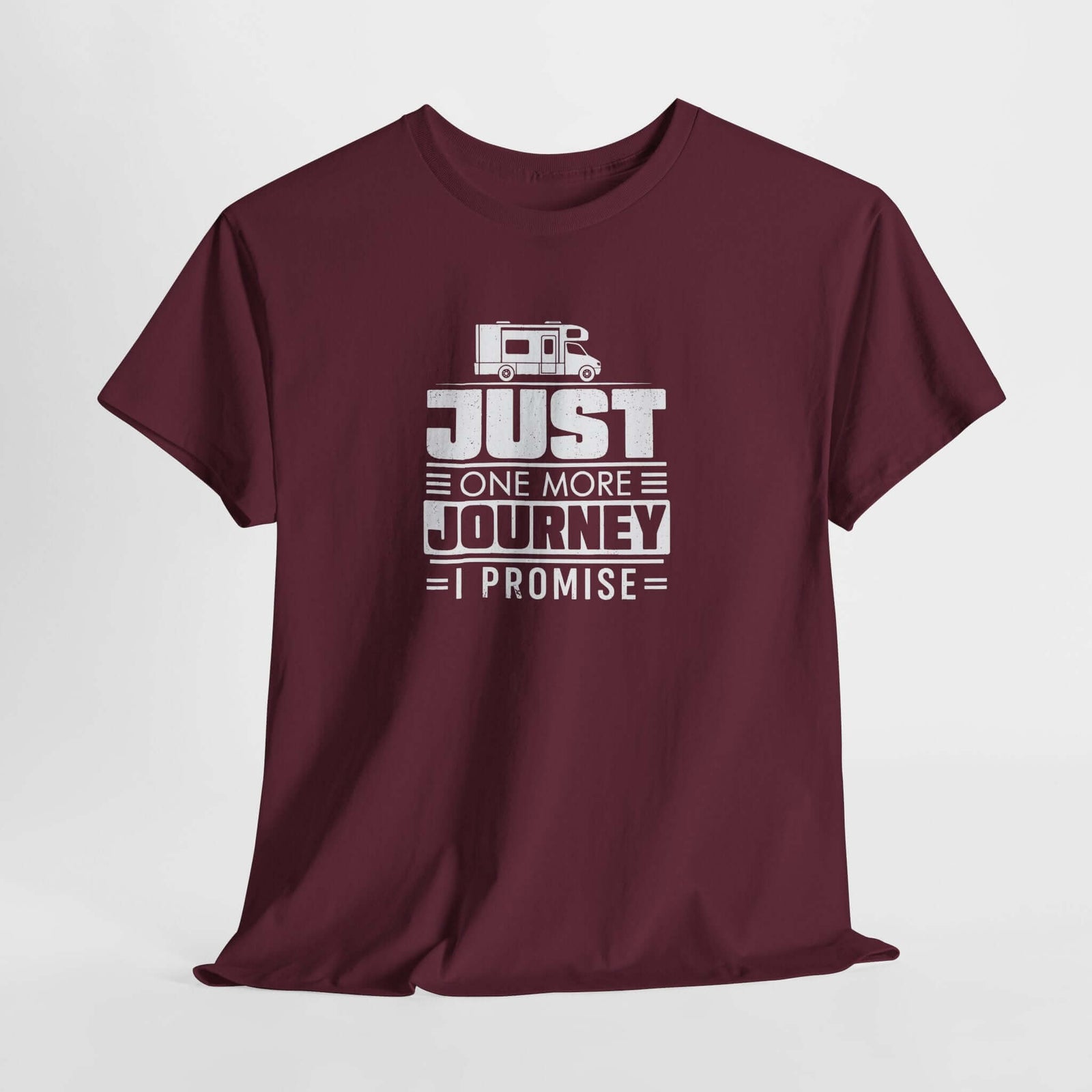 Just One More Journey shirt military green | Motorhome travel tee | 365CarMods