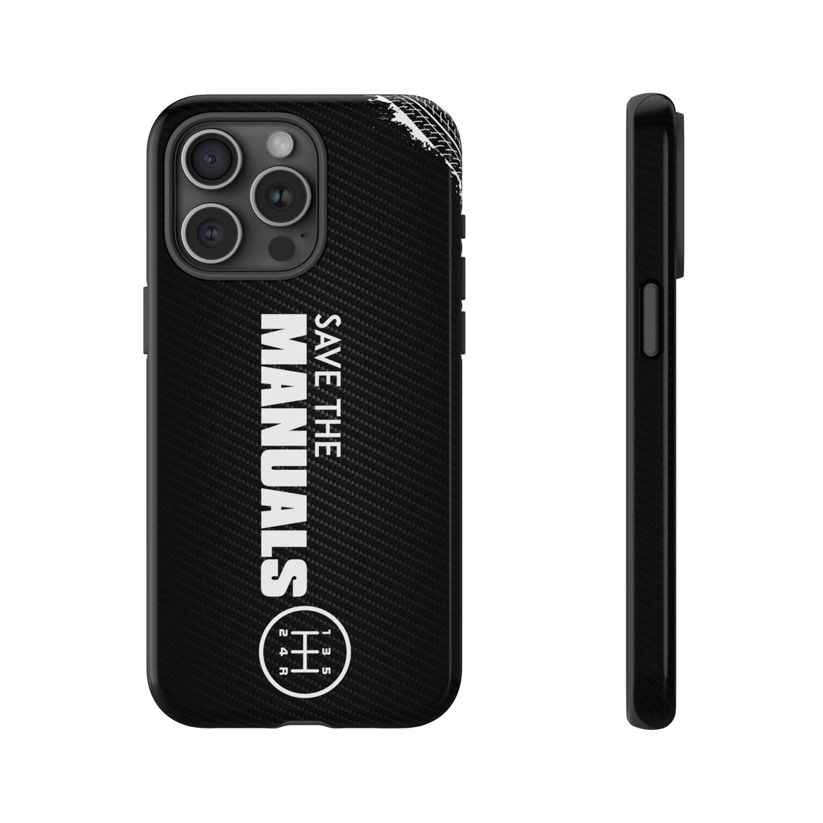 Save The Manuals Tough Phone Case | Manual Transmission Car Guy Gift
