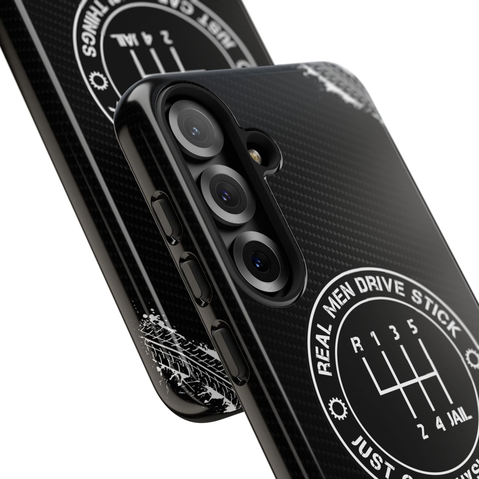 Real Men Drive Stick Manual Transmission Tough Phone Case | Car Guy Gift