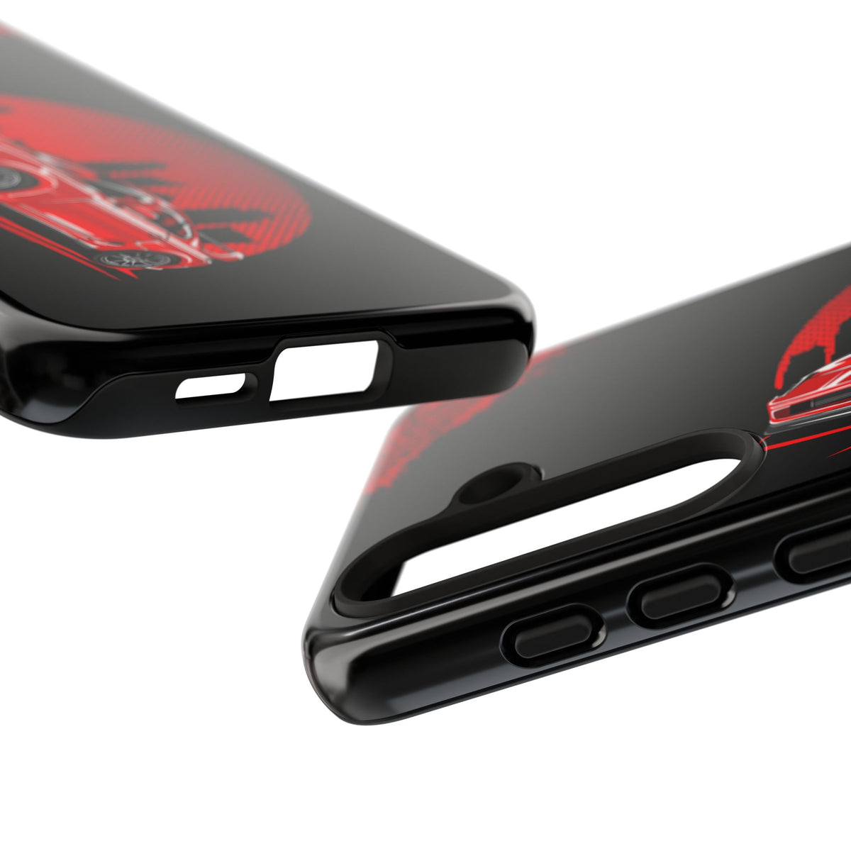 MKIV A80 Supra 2JZ Red City Tough Phone Case | JDM Car Guy Gift