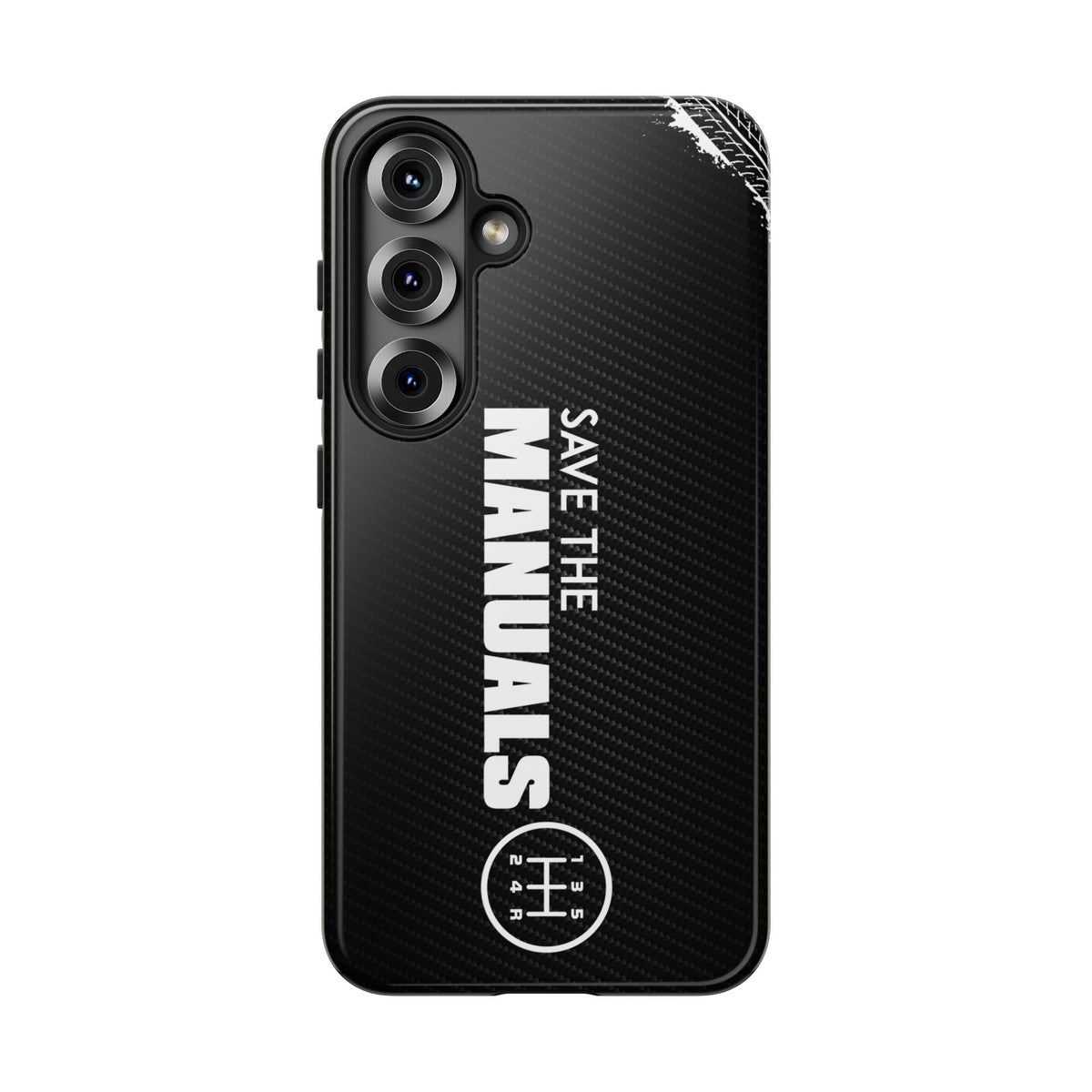 Save The Manuals Tough Phone Case | Manual Transmission Car Guy Gift