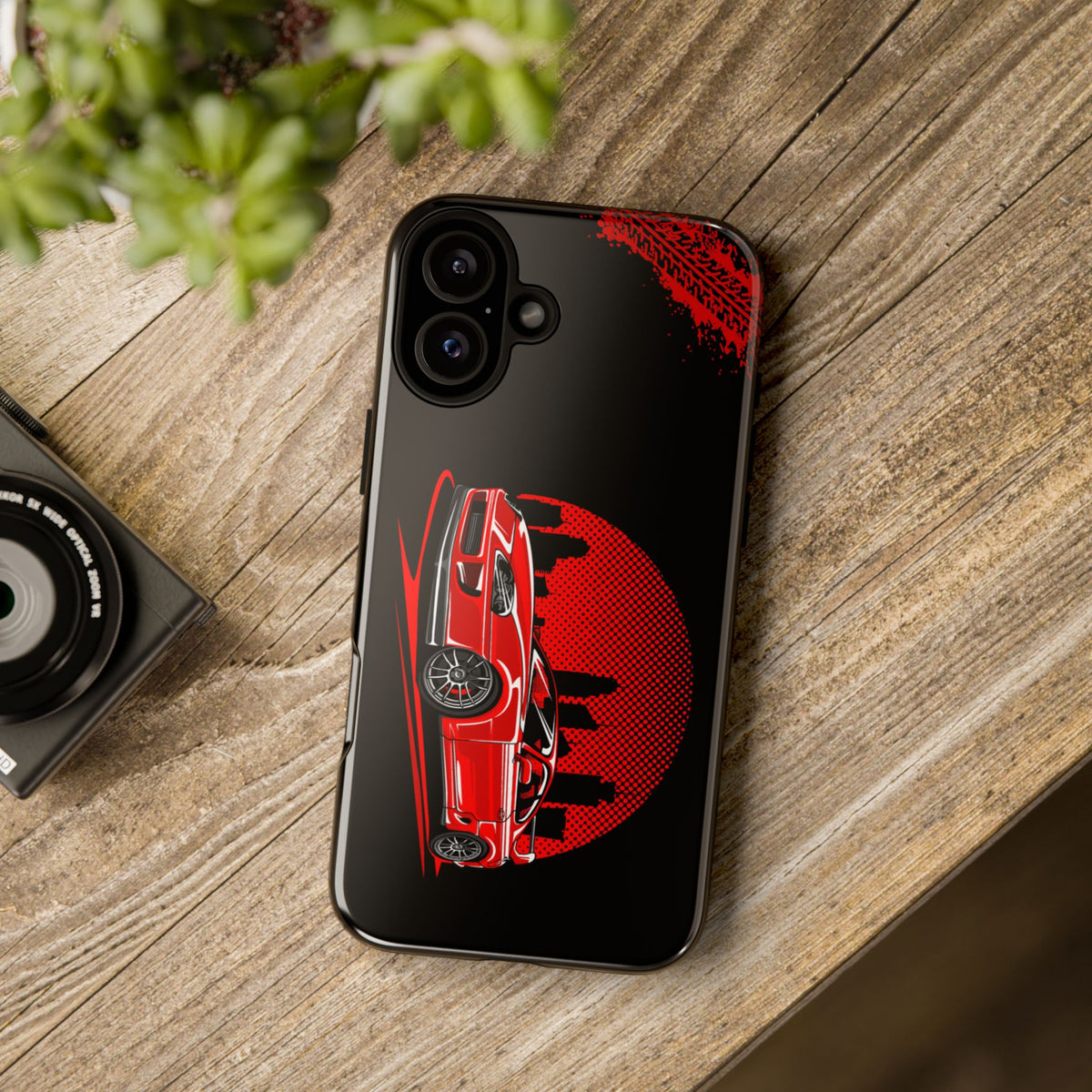 MKIV A80 Supra 2JZ Red City Tough Phone Case | JDM Car Guy Gift