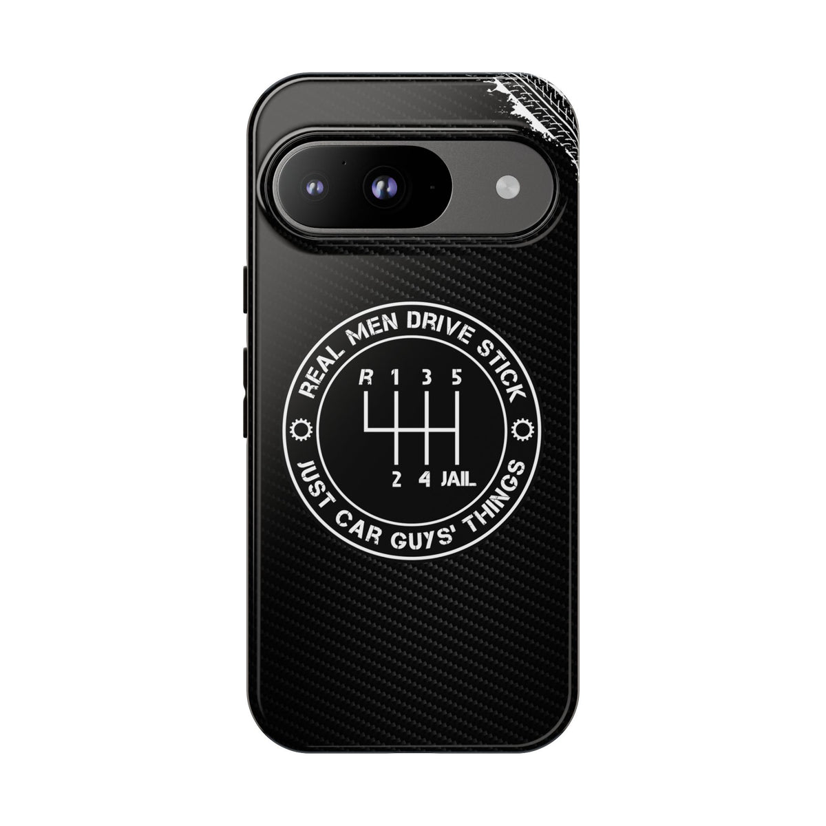 Real Men Drive Stick Manual Transmission Tough Phone Case | Car Guy Gift