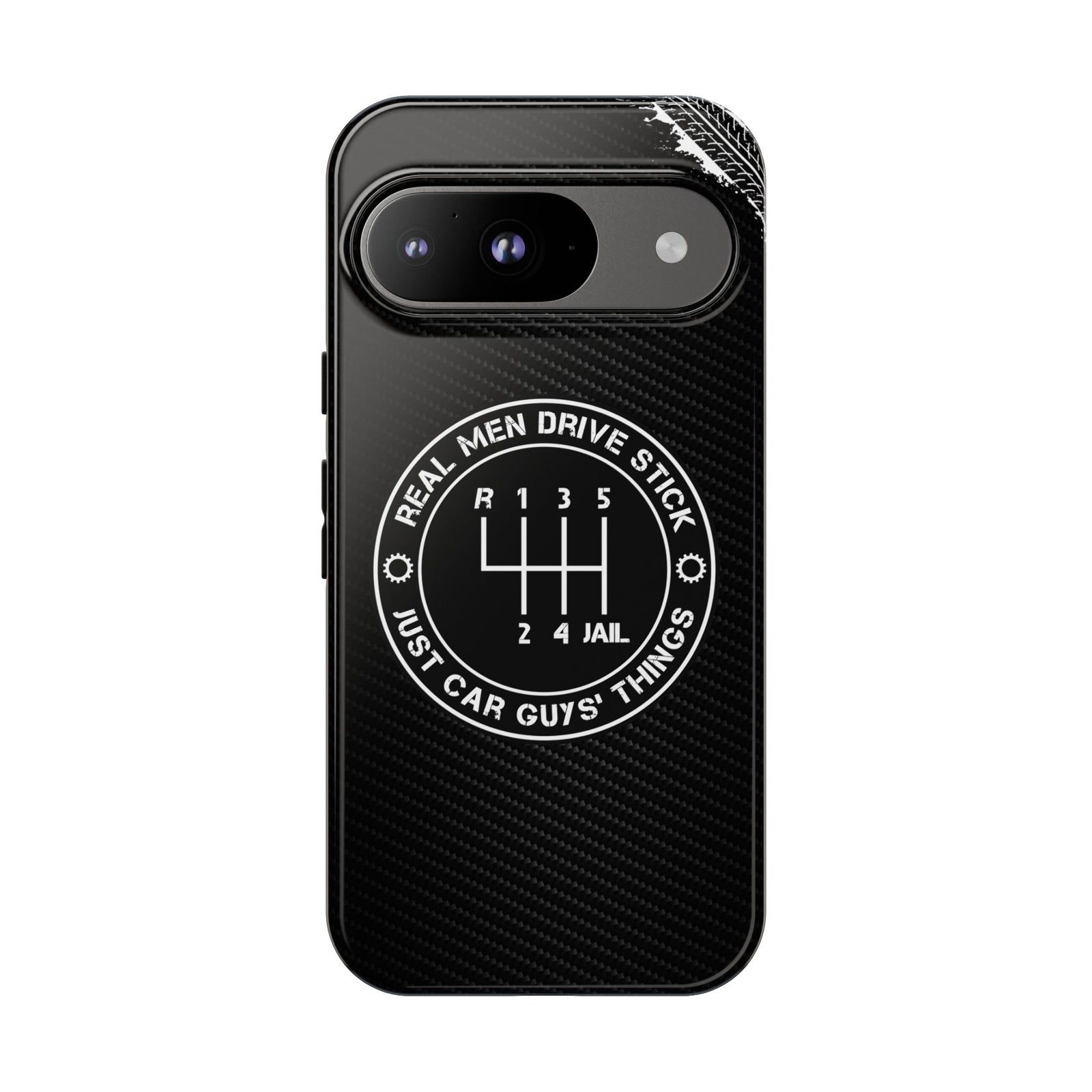 Real Men Drive Stick Manual Transmission Tough Phone Case | Car Guy Gift