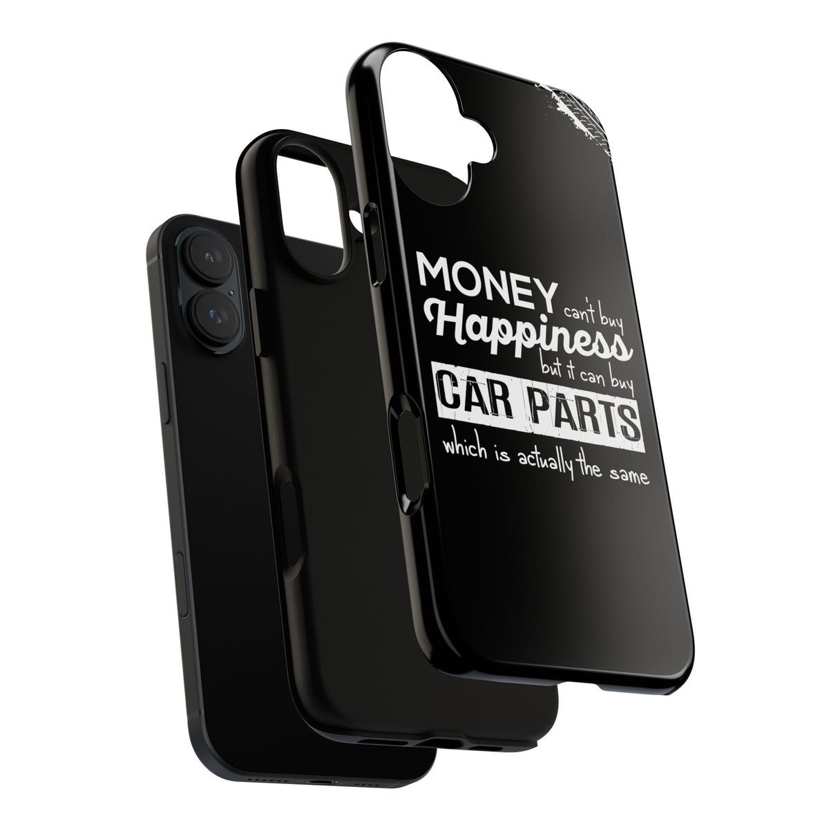 More Car Parts Equals Happiness Tough Phone Case | Car Enthusiast Gift