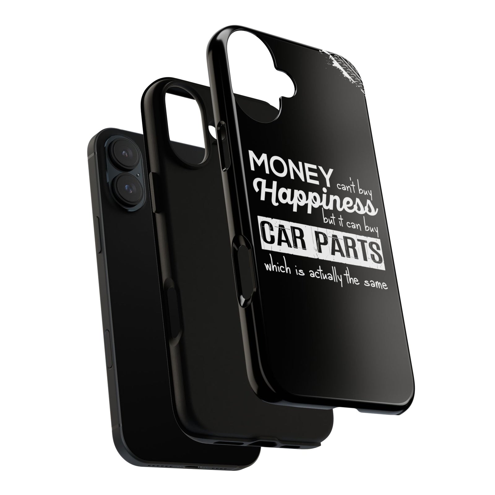 More Car Parts Equals Happiness Tough Phone Case | Car Enthusiast Gift