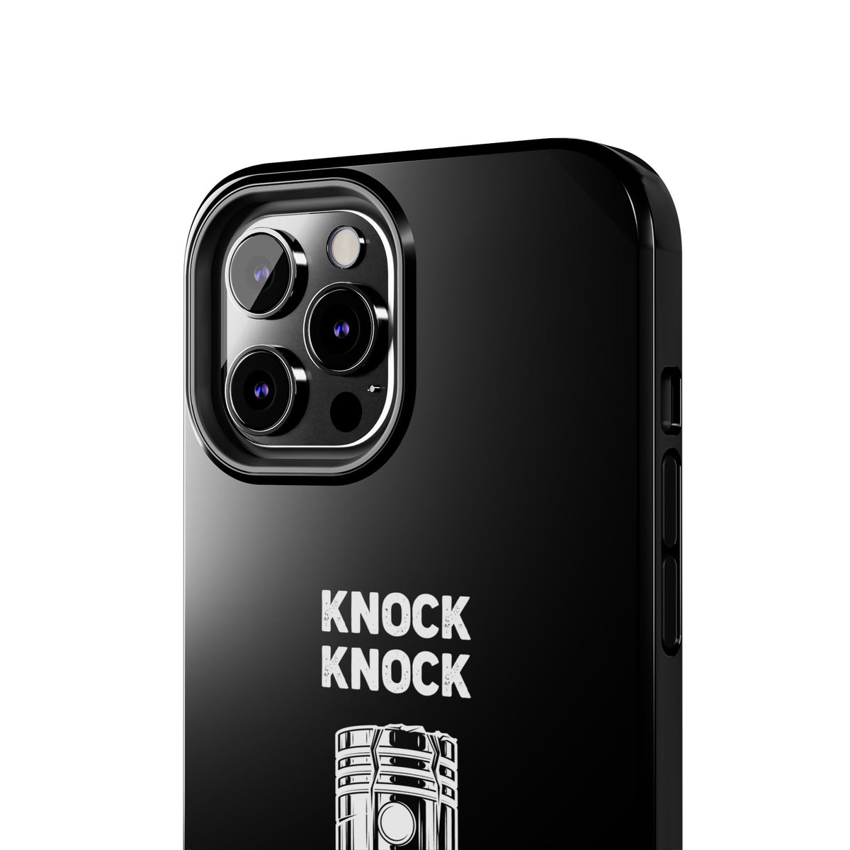 Knock Knock Broken Piston Phone Case | Funny Mechanic Car Guy Gift