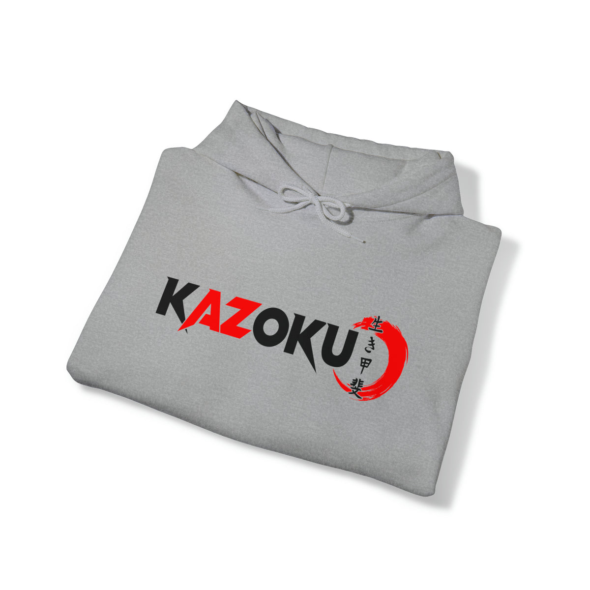 KAZOKU Hoodie Red - Design 1