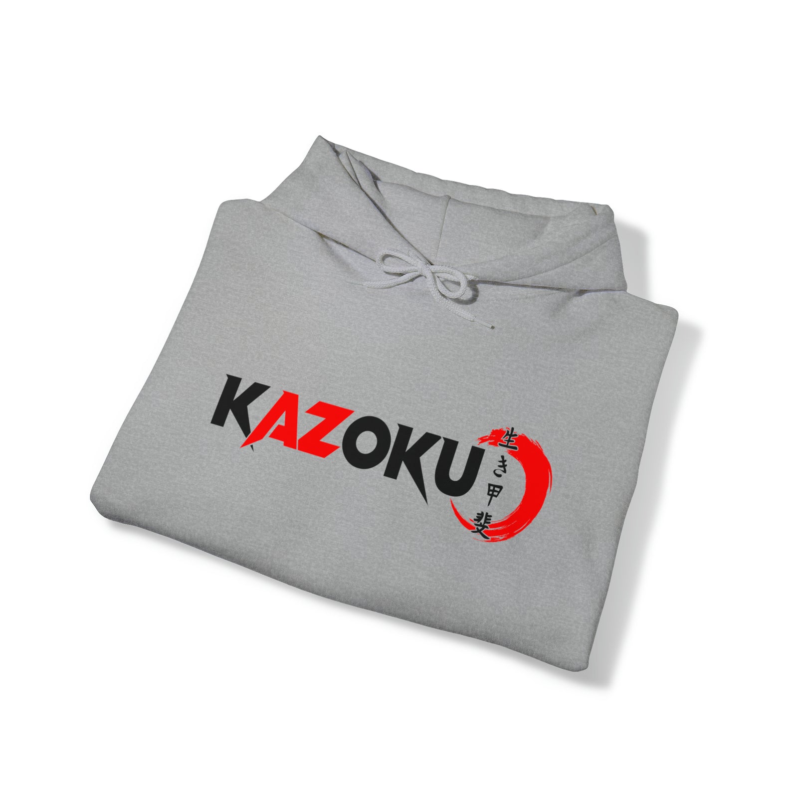 KAZOKU Hoodie Red - Design 1