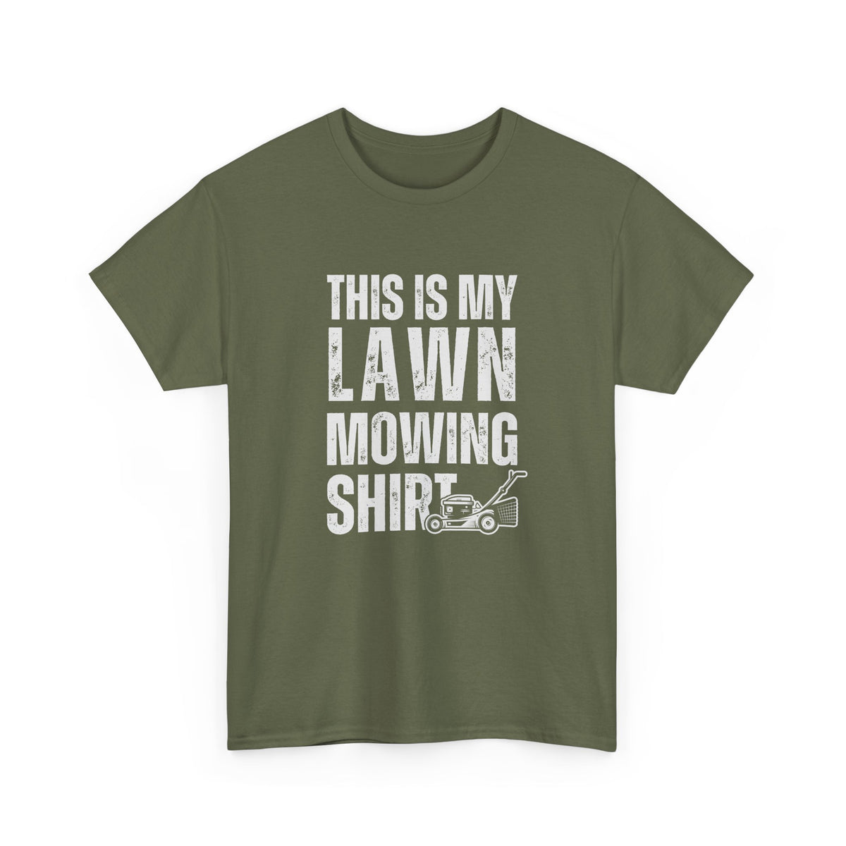This Is My Lawn Mowing Shirt funny t-shirt - yard work humor tee