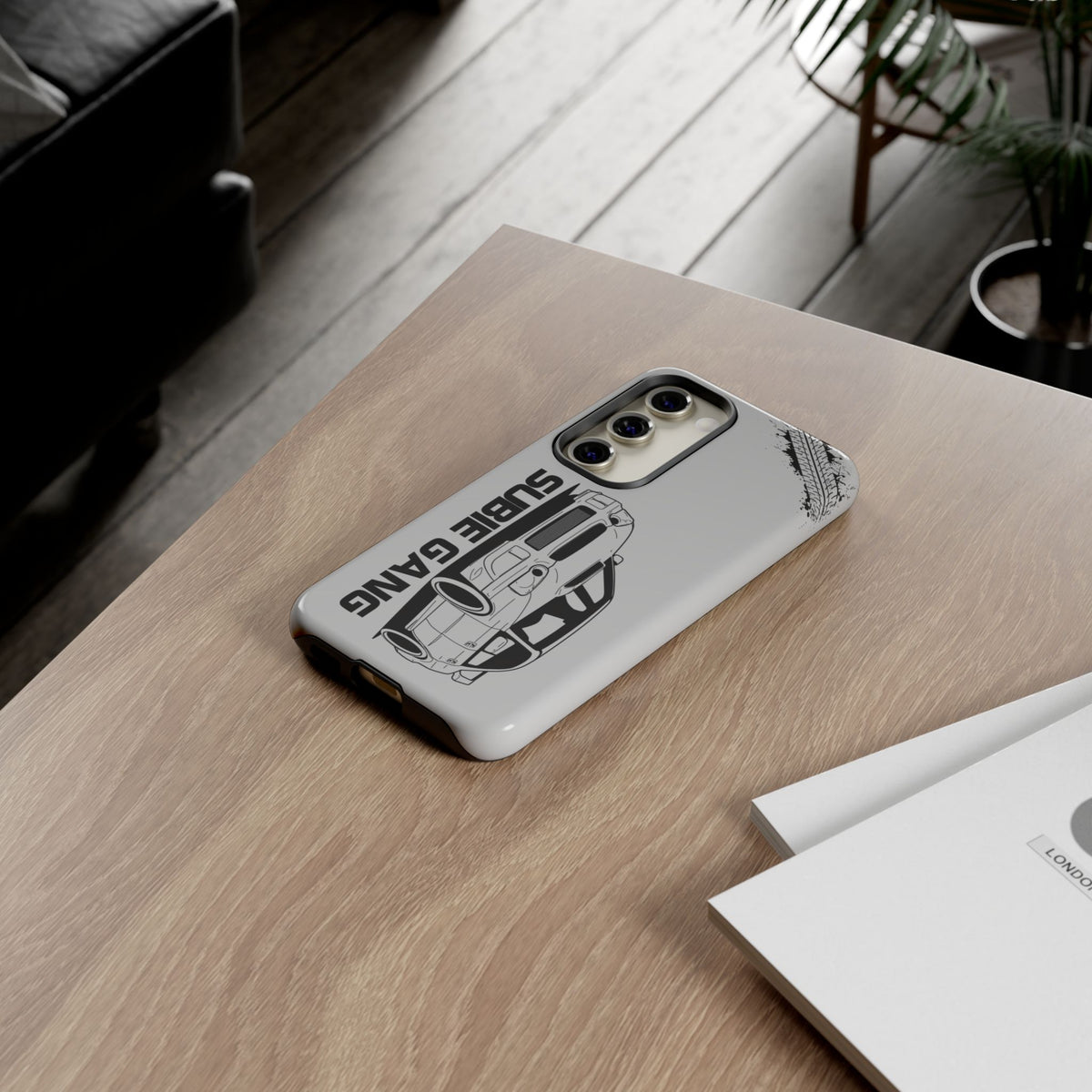 JDM Gang Tough Phone Case - Samsung Galaxy S23, glossy, lifestyle photo