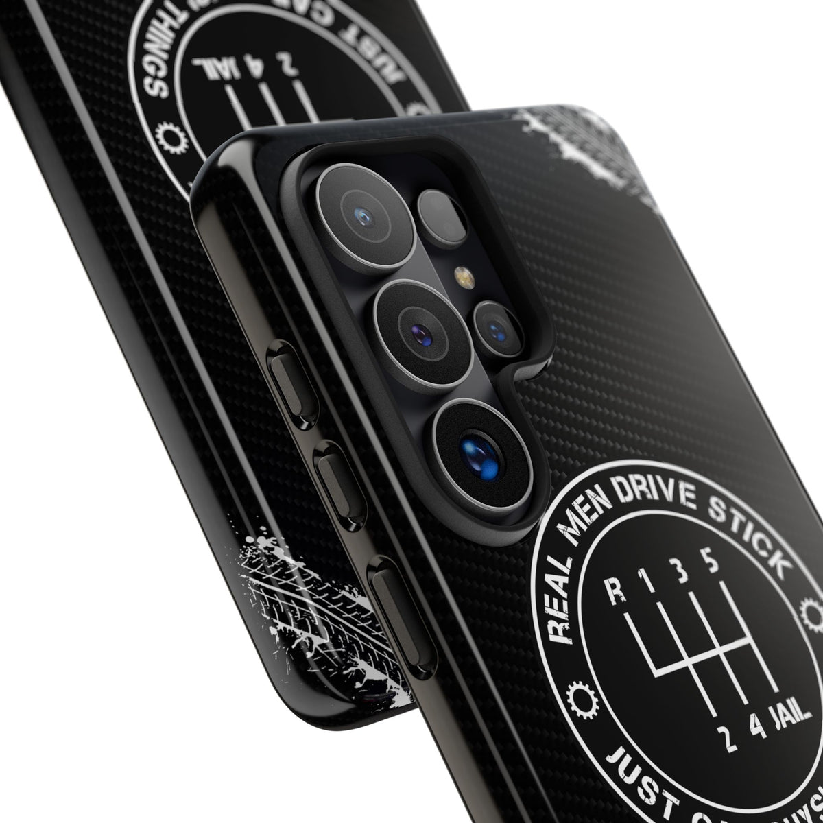 Real Men Drive Stick Manual Transmission Tough Phone Case | Car Guy Gift