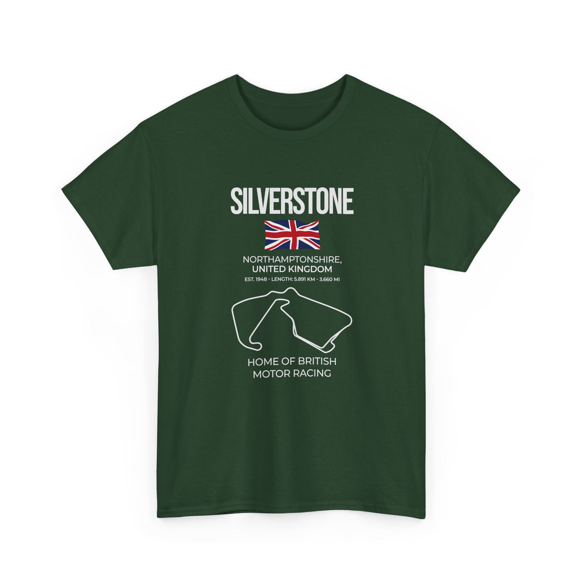 Silverstone Race Track T-Shirt | British Grand Prix Circuit Motorsport Tee
