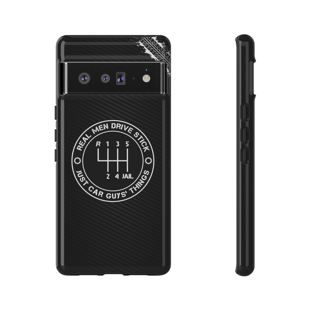 Real Men Drive Stick Manual Transmission Tough Phone Case | Car Guy Gift