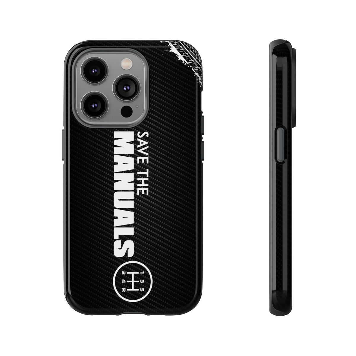Save The Manuals Tough Phone Case | Manual Transmission Car Guy Gift