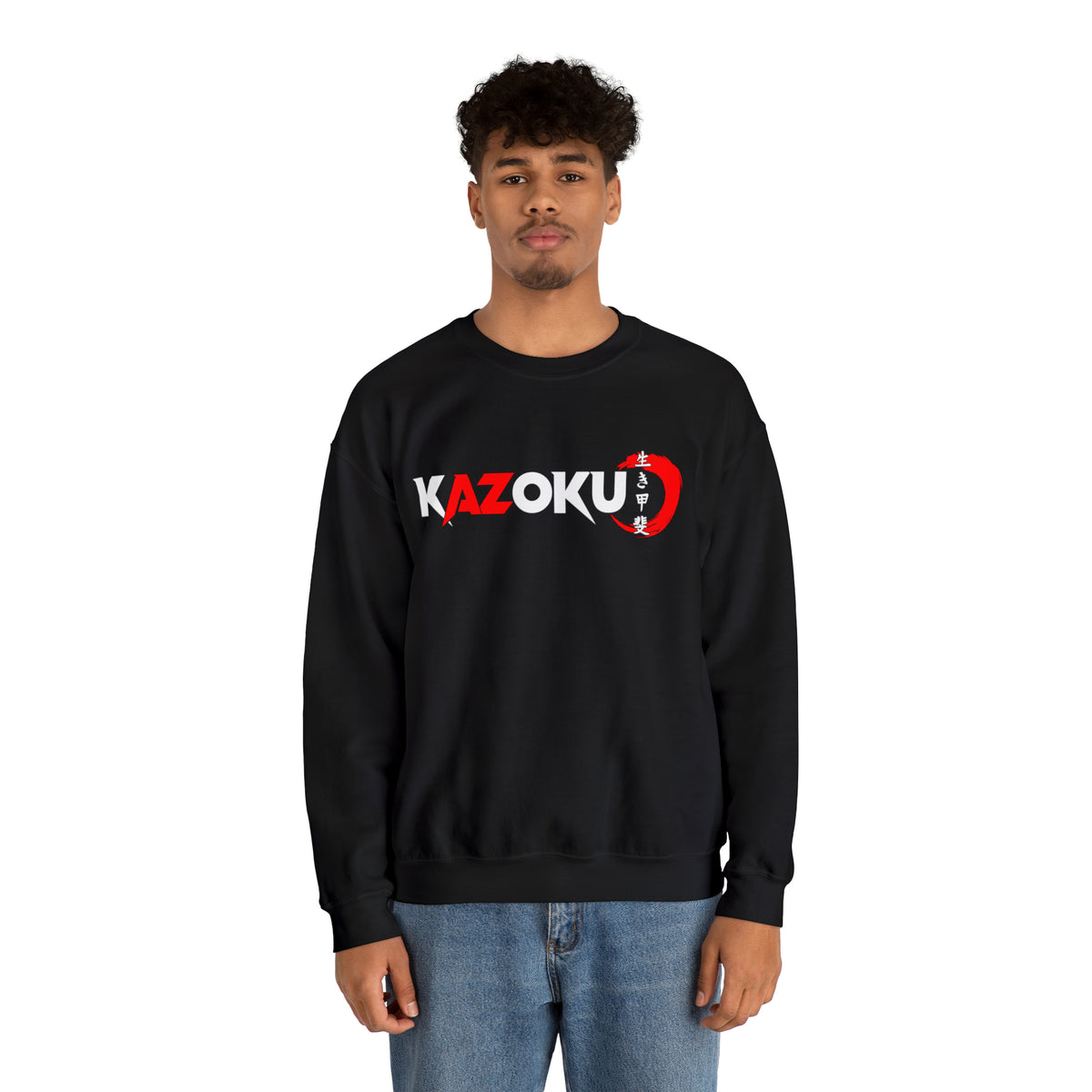 KAZOKU Sweatshirt Red - Design 1