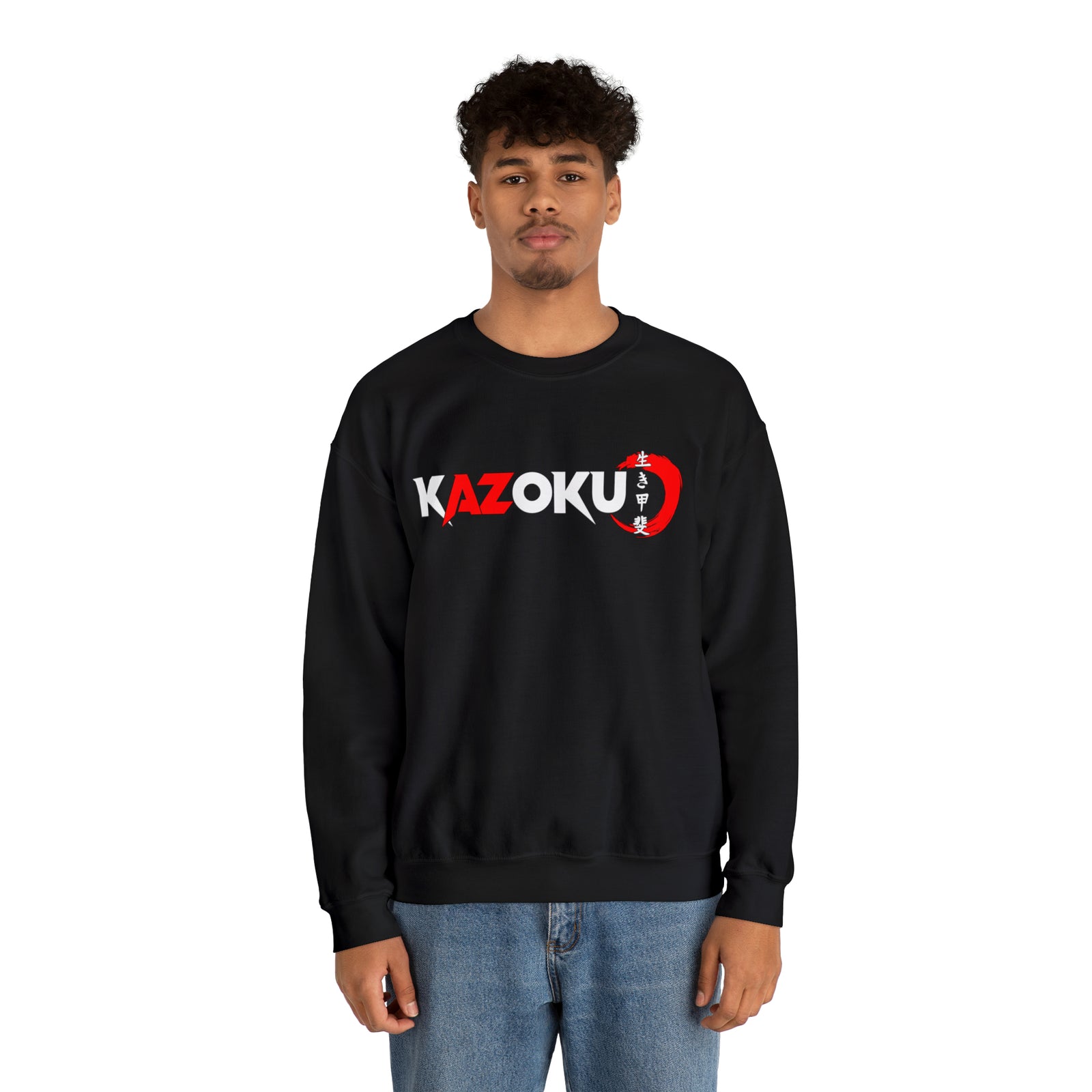 KAZOKU Sweatshirt Red - Design 1
