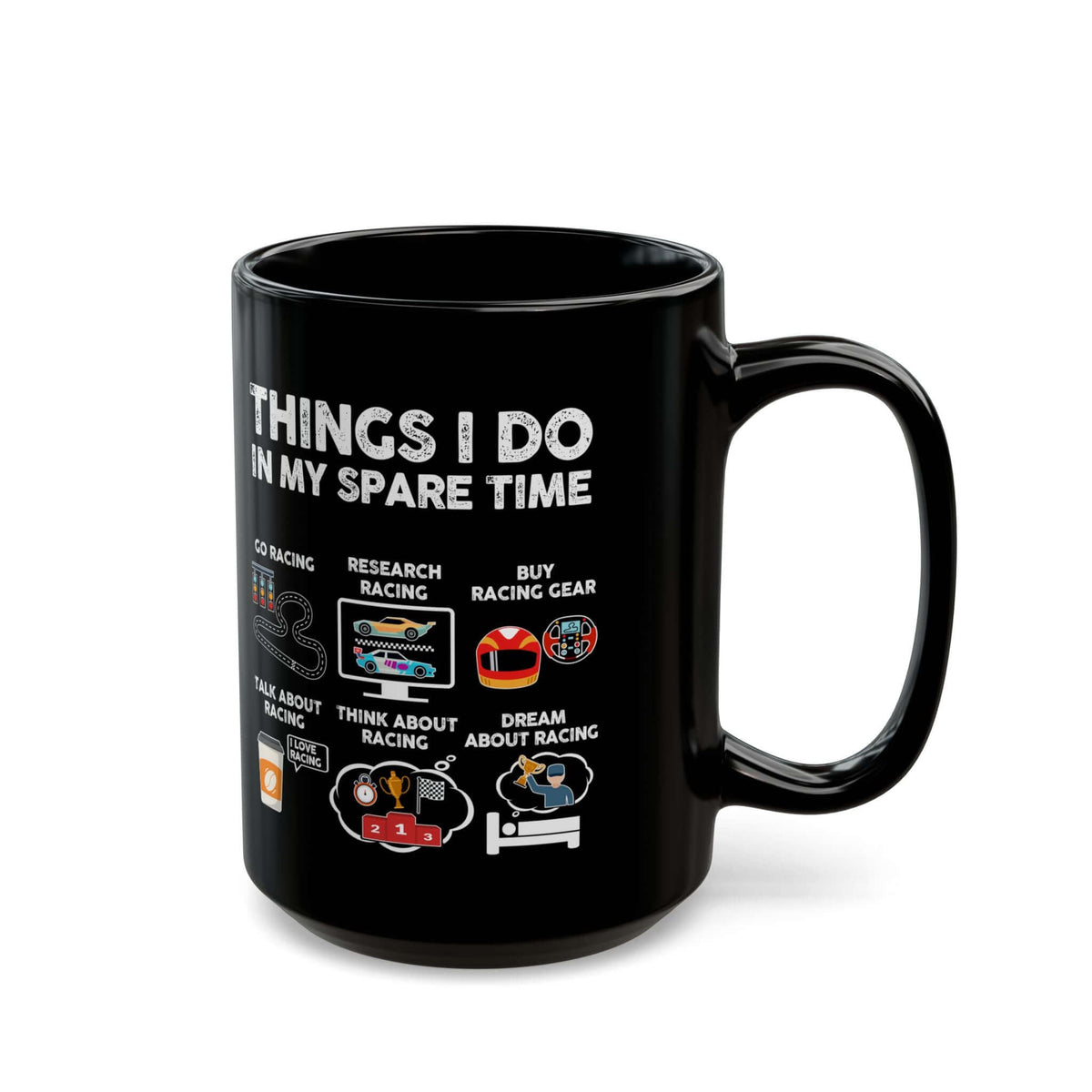 Things I Do In My Spare Time Mug mug - funny gift for car enthusiasts