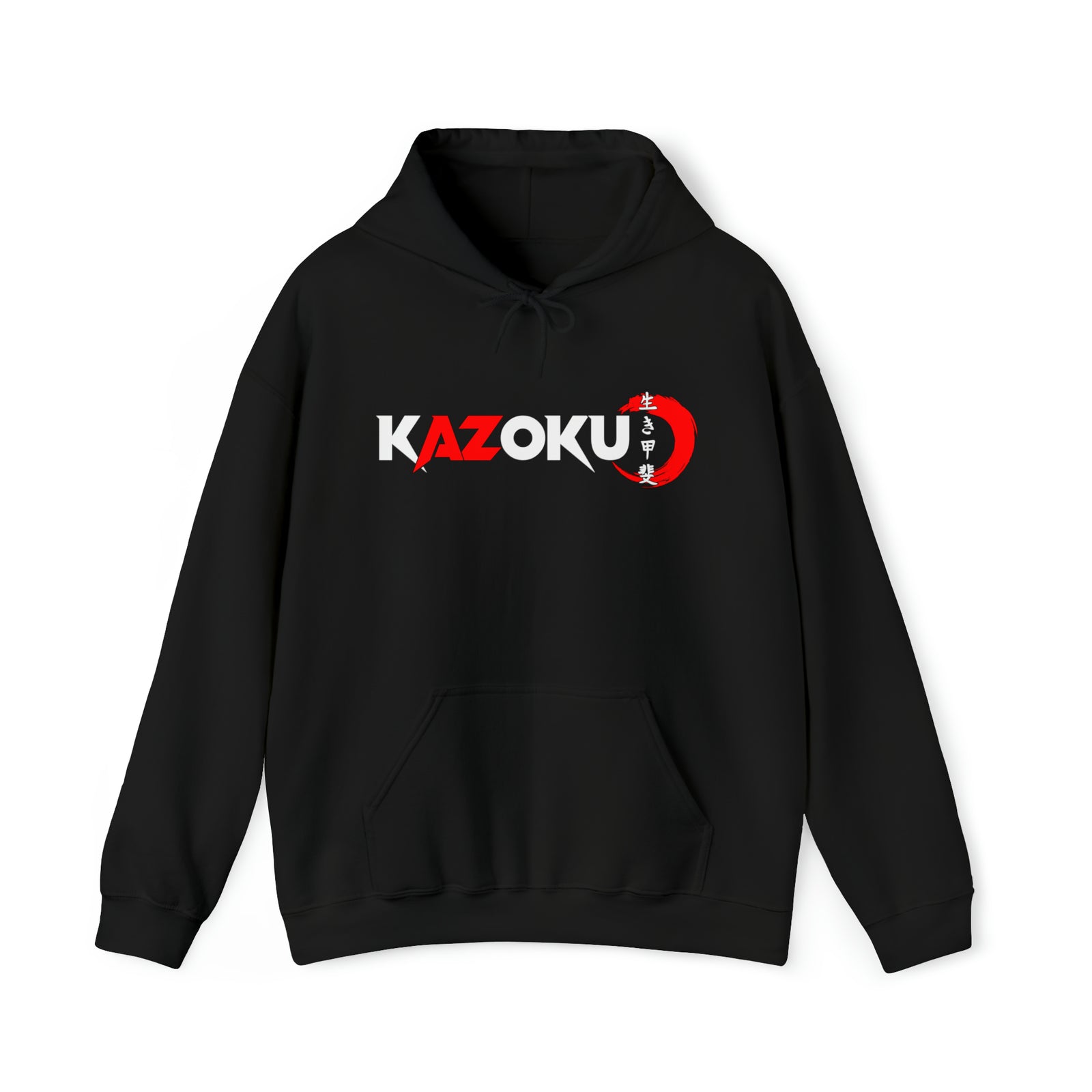 KAZOKU Hoodie Red - Design 1