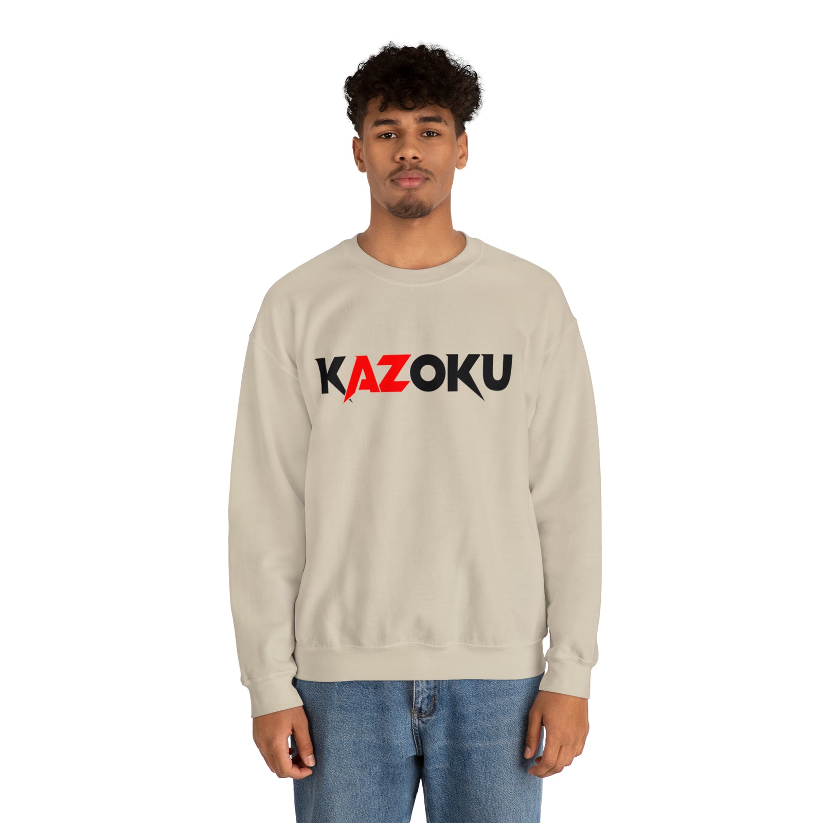 KAZOKU Sweatshirt Red - Design 2