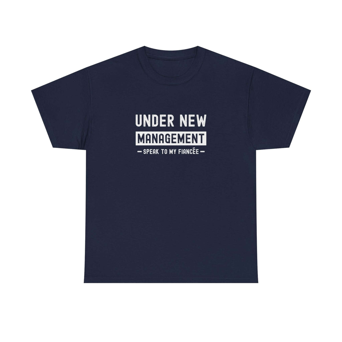 Under New Management T-Shirt shirt back view - car enthusiast tee