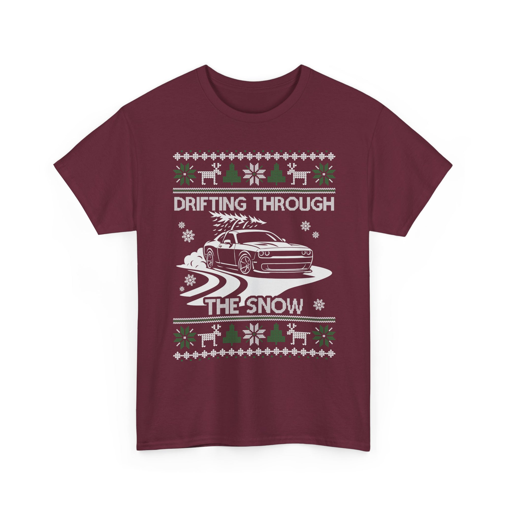 Custom Drift Car Christmas T-Shirt