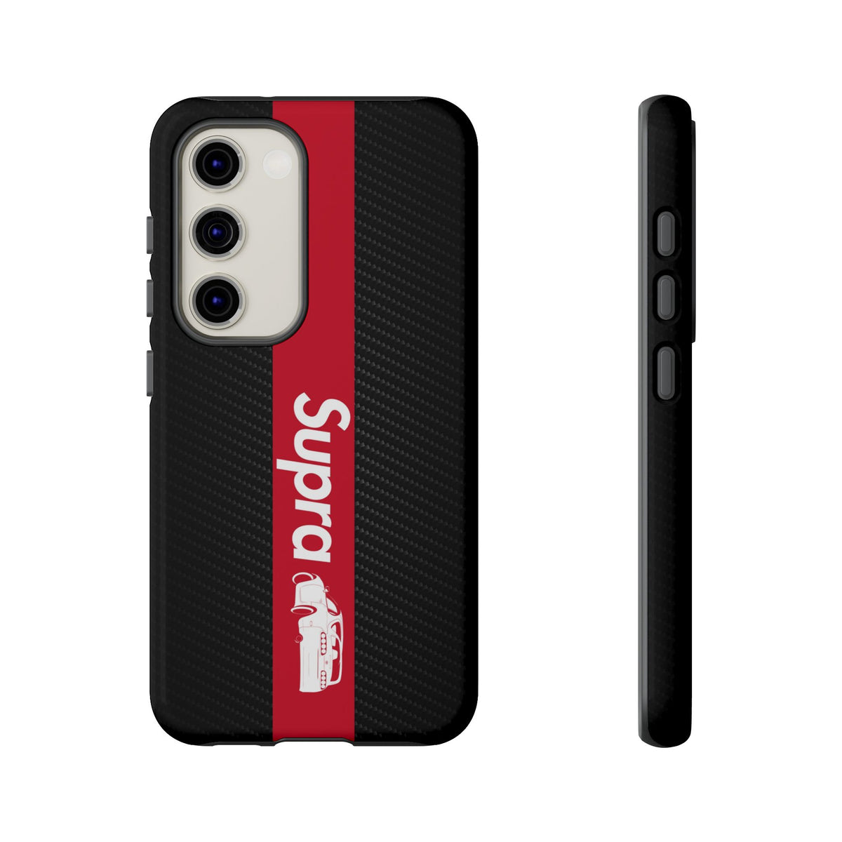 JDM Style Design Tough Phone Case - Samsung Galaxy S23, glossy, front and side view