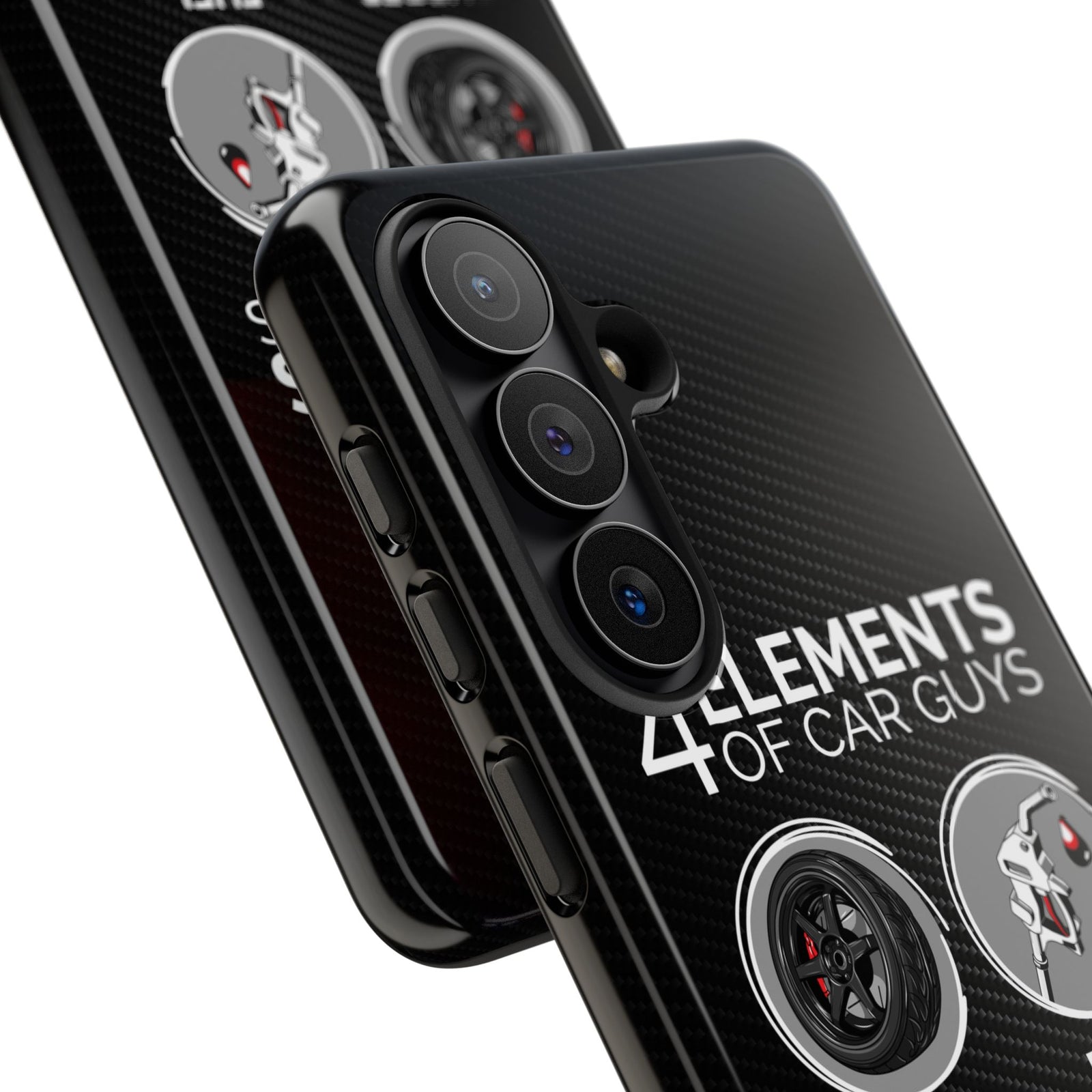 The 4 Elements of Car Guys Tough Phone Case | Funny Car Lover Gift