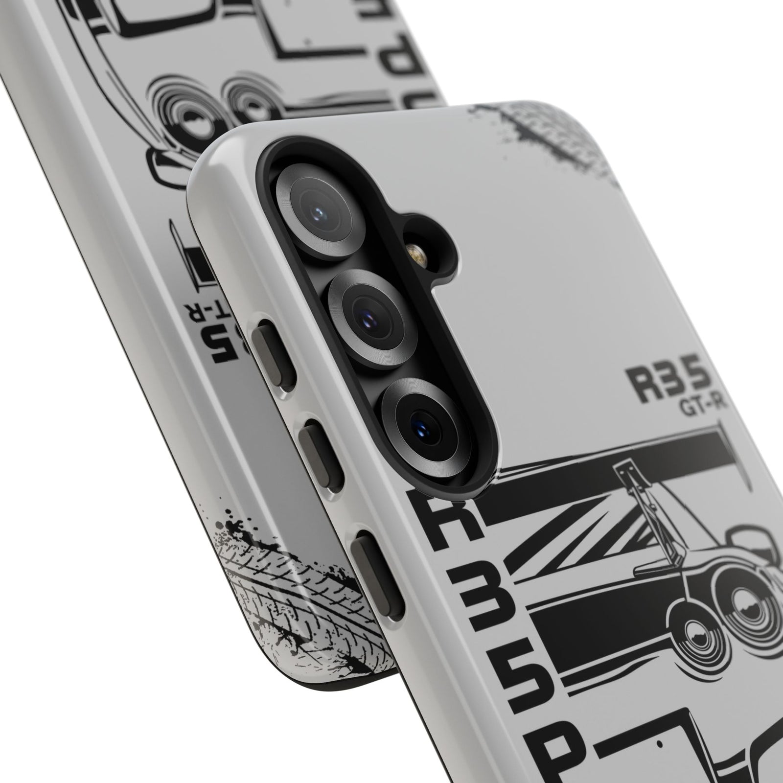 JDM Front View Tough Phone Case - Google Pixel 8 Pro, glossy, camera cutout close-up