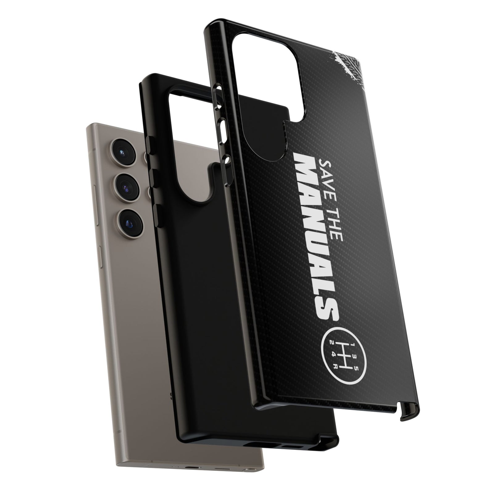 Save The Manuals Tough Phone Case | Manual Transmission Car Guy Gift