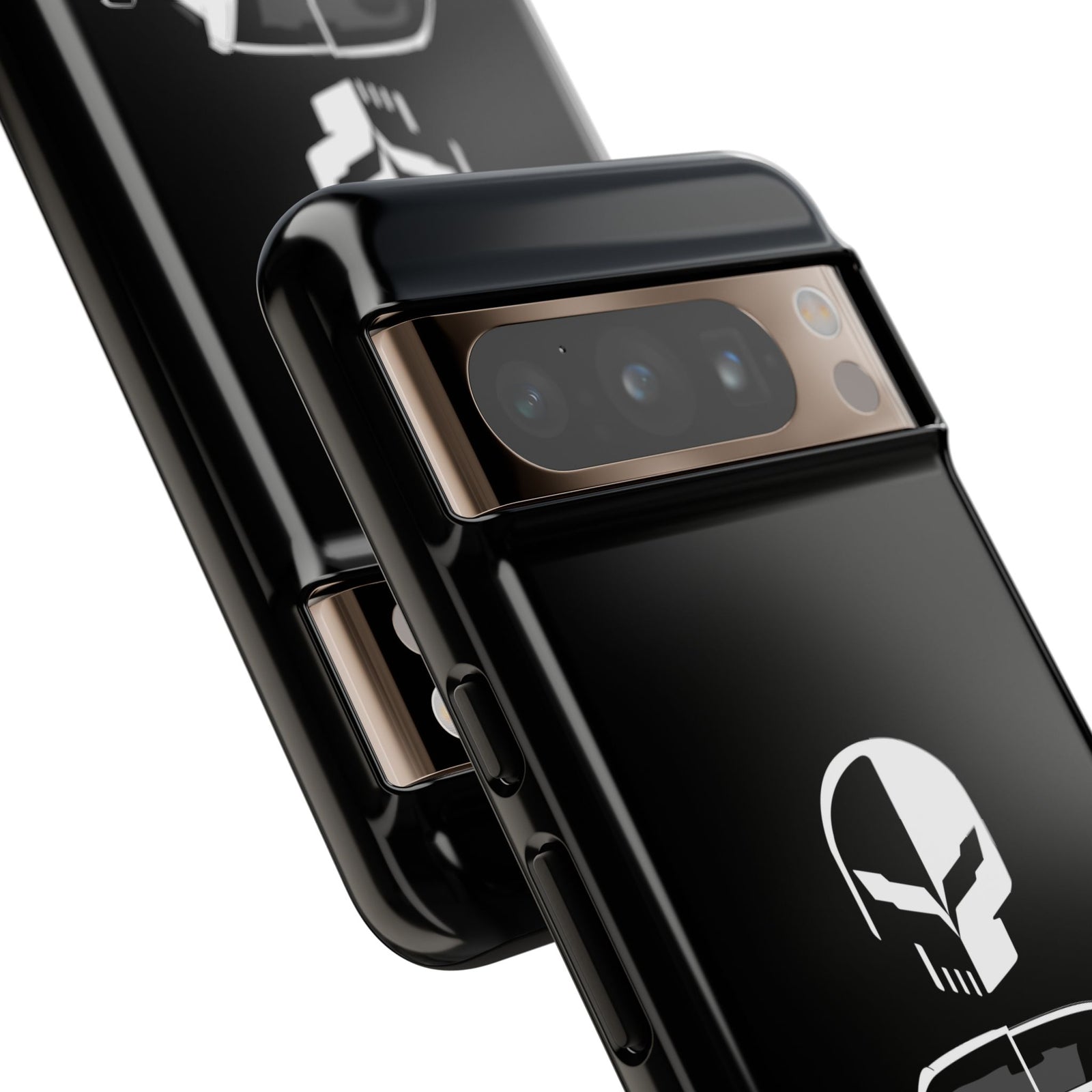 Corvette Punisher Skull Tough Phone Case | Muscle Car Guy Gift
