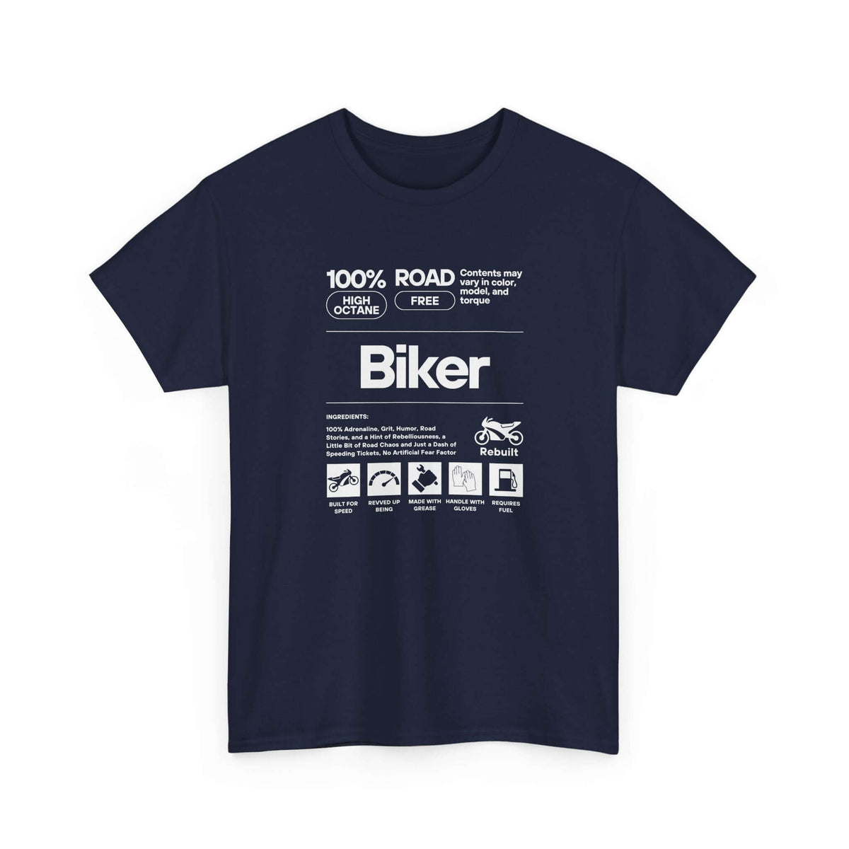 Biker Definition T-Shirt | Funny Motorcycle Enthusiast Gift
