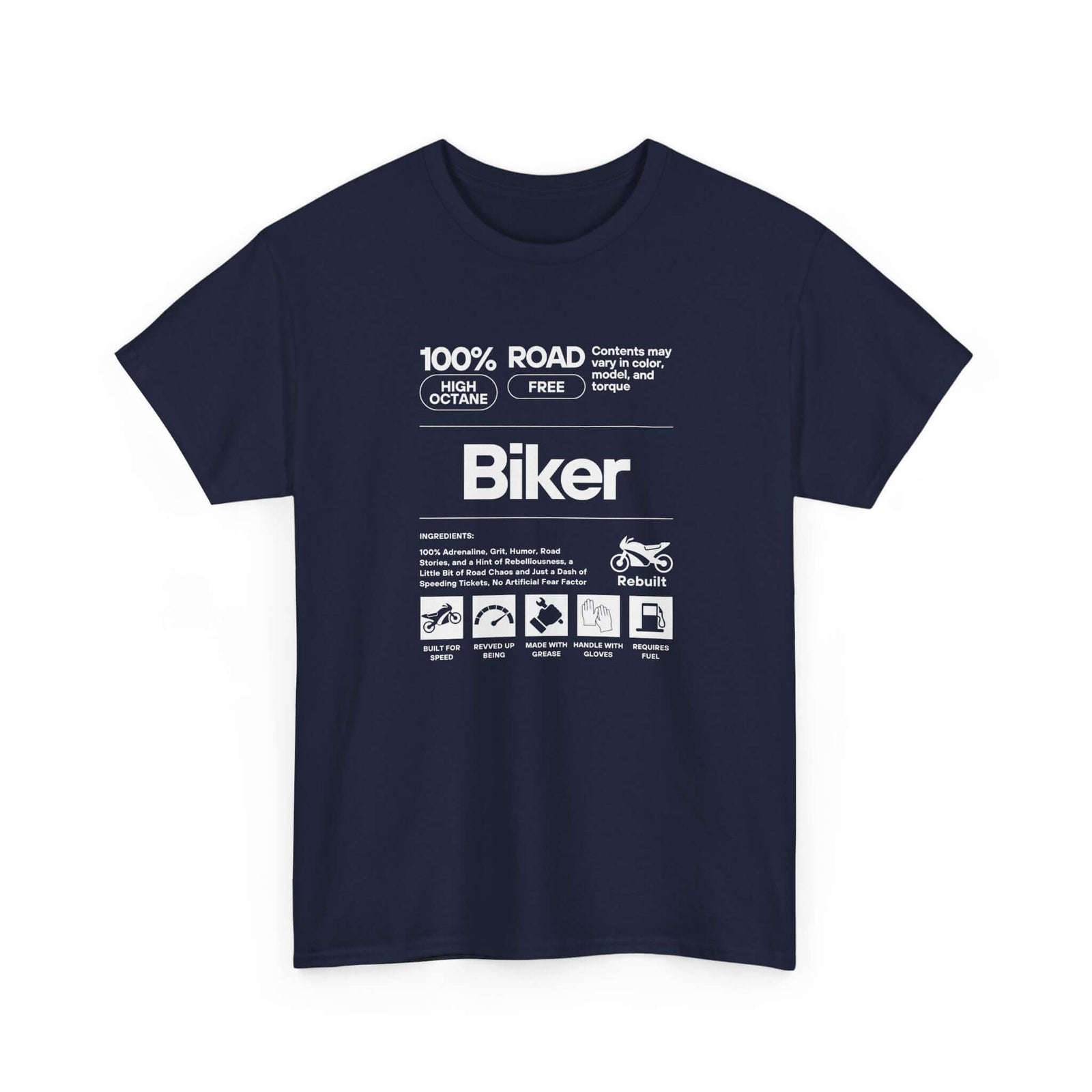 Biker Definition T-Shirt | Funny Motorcycle Enthusiast Gift