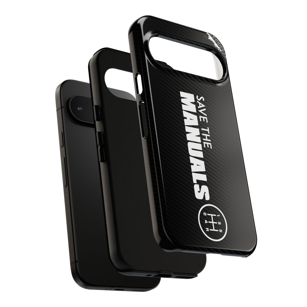 Save The Manuals Tough Phone Case | Manual Transmission Car Guy Gift