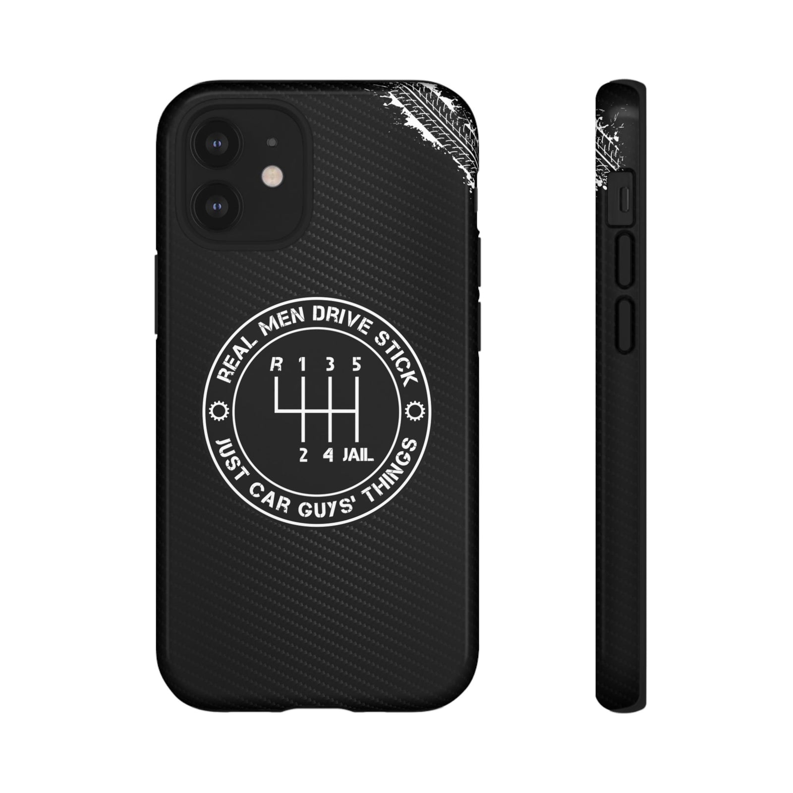 Real Men Drive Stick Manual Transmission Tough Phone Case | Car Guy Gift